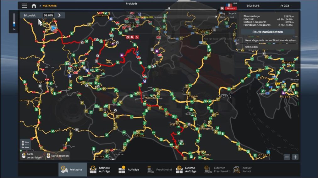Routenführung
